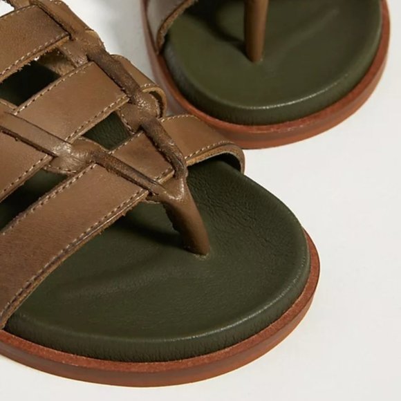Anthropologie Gladiators Double Buckle Sandals - Picture 2 of 7